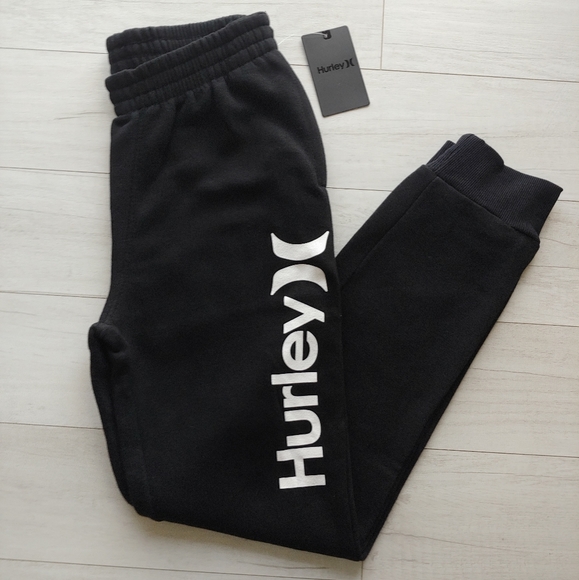 HURLEY NEW Boys One & Only Fleece Joggers - Picture 1 of 9